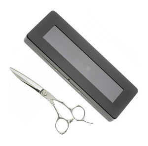 Ciseaux de barbier de salon avec revêtement en caoutchouc pour protéger les doigts, ciseaux de coiffure professionnels de haute qualité, ciseaux à cheveux - Product Image 6