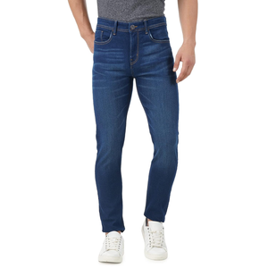 Pantalones Vaqueros de Corte Regular para Hombre, Ligeros, Lavados, Transpirables, Ecológicos, Nuevo Diseño, Modernos, con Patrón Recto - Product Image 3