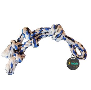 Direct Factory Wholesale Prices Twisted Cotton Chew Dog <b>Rope</b> Toys for Adult Large Dogs for Teething Aggressive Chewers - Product Image 1