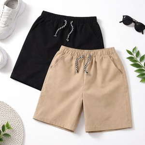 Shorts Cargo Vintage en Coton pour Enfants – Style Délavé, Doux, Confortable, Écologique et Respirant – Idéal pour l'Été des Garçons (Vente en Gros) - Product Image 2