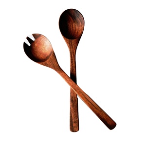 Ensemble de Cuillères à Salade en Résine Écologiques, Lavables au Lave-Vaisselle, Outils Manuels pour la Cuisine - Product Image 1