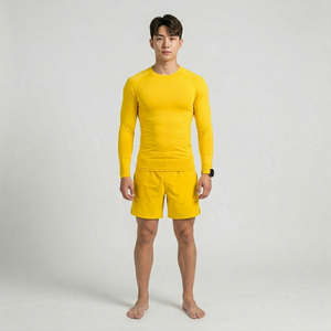 Camiseta de Compresión de Manga Larga para Hombre, Protección UPF50+, Ecológica, de Secado Rápido, para Entrenamiento Deportivo - Product Image 1