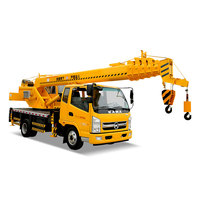 Grue de voiture Kama 4X2 nouvelle grue de camion 8 tonnes grue mobile à flèche télescopique hydraulique montée sur camion