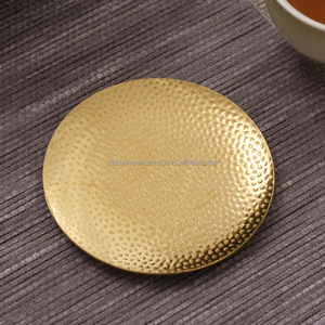 Posavasos de cocodrilo de latón envejecido meticulosamente hechos a mano al por mayor Mesa única decorar Rico natural - Product Image 3