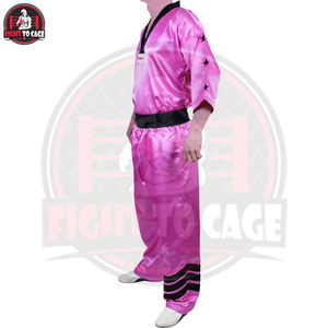 ชุดยูโดสีชมพูและสีดำ สวมใส่สบาย เหมาะสำหรับคาราเต้ เทควันโด ปรับแต่งได้ ใช้ได้ทั้งชายและหญิง สำหรับฝึกซ้อมและการแข่งขัน - Product Image 5