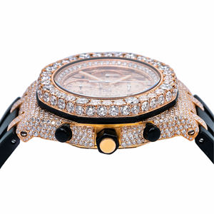 Reloj Iced Moissanite con Diamantes VVS, Diseño Moderno Hip Hop para Hombre, Acero Inoxidable, Cuarzo, Cristal de 20 mm, Edición Limitada de Lujo - Product Image 3