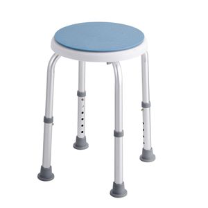 Sedia da Doccia Girevole a 360 Gradi con Altezza Regolabile, Sedile Antiscivolo per Vasca da Bagno, Attrezzatura di Sicurezza per il Bagno - Product Image 1