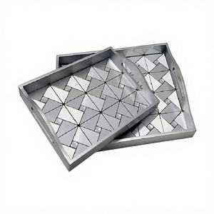 Juego de Bandejas Rectangulares de Madera Hechas a Mano con Estampado Animal, Ecológicas y de Gran Venta, Personalizables con Grabado para Desayuno - Product Image 5