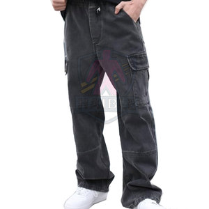 Jean Baggy Léger pour Homme, Meilleure Vente, Qualité Supérieure, 100% Coton, Taille Haute, Fermeture Boutonnée - Product Image 2