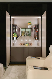 Solviera Modern Luxe <b>Bar</b> Cabinet Elegant Home Storage Unit with Wine Rack - Product Image 6