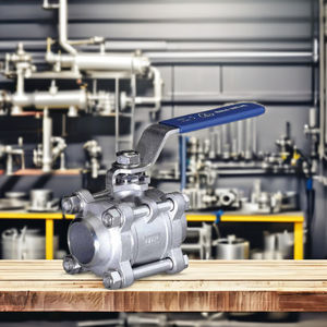 <b>stainless</b> <b>steel</b> 3-piece <b>ball</b> valve - Product Image 2