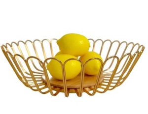 Cesta de Almacenamiento Redonda de Hierro, Soporte de Exhibición para Plantas de Interior, Estante Metálico, Venta Caliente de Fábrica - Product Image 4