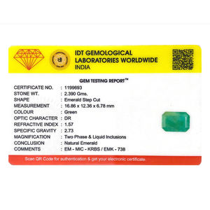 Natural Zambian Emerald 11.95 Carat Certified Fine Pear Cut Loose Gemstone Wholesale Lot - Product Image 4