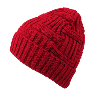 Unisex Knitted <b>Beanie</b> Hat 100% Cotton Solid Color Winter Warm Casual Ribbed Design Dark <b>Brown</b> - Product Image 6