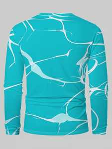 T-shirt pour homme de style nouveau, design personnalisé, taille plus, manches longues, coton de qualité supérieure, respirant, avec logo personnalisé - Product Image 5