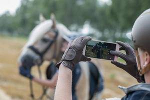 Women's Horse Riding Gloves Breathable Horseback Stretchable <b>Equestrian</b> Gloves - Product Image 4