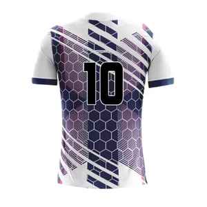 เสื้อฟุตบอลพิมพ์ลายดิจิทัล แห้งเร็ว ระบายอากาศได้ดี ขายดี รุ่นใหม่ล่าสุดปี 2026 คุณภาพสูง ผลิตตามสั่ง - Product Image 2