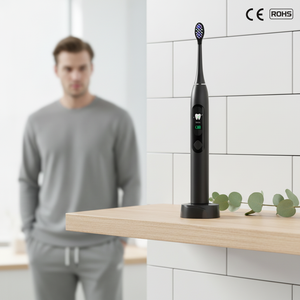 Solución Moderna para el Cuidado Dental, Regalo para el Día del Padre, <span class=keywords><strong>Cepillo</strong></span> de <span class=keywords><strong>Dientes</strong></span> Sónico Inteligente con <span class=keywords><strong>Bluetooth</strong></span> y Cerdas Suaves y Cónicas - Product Image 1