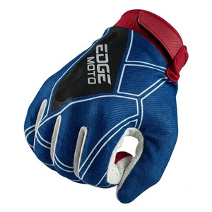 Gants de motocross EDGE MOTO à doigts entiers, antidérapants, respirants, avec fermeture auto-agrippante, en polyester et nylon, pour les sports de plein air - Product Image 6