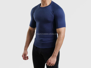 เสื้อไนลอนยาวแบบรัดกล้ามเนื้อสำหรับเล่นยิมแห้งเร็วระบายอากาศได้ดี - Product Image 2