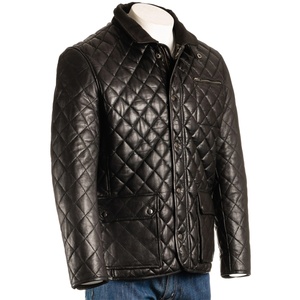 Men Stylish Genuine Sheepskin Faux Leather <b>pilot</b> <b>Jacket</b> With Solid Color High Quality Leather <b>Jackets</b> - Product Image 5