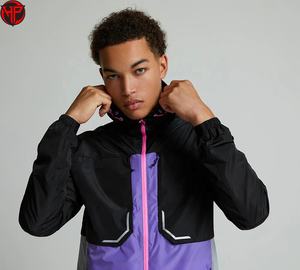 Chaqueta Cortavientos Deportiva Personalizada para Hombre, Ropa de Running, Chaqueta con Capucha para Fútbol, Chaquetas de Entrenamiento para Clubes de Fútbol - Product Image 2