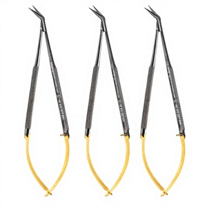 กรรไกรขนาดเล็กแบบกำหนดเองได้ ยี่ห้อ Castroviejo รุ่น TC มุม 45 องศา ใบมีดทังสเตนคาร์ไบด์  เครื่องมือทันตกรรม CE รุ่น RI-DI-90010 ขนาด 17 ซม. - Product Image 1