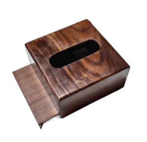 Boîte à mouchoirs en bois artisanale pour votre bureau et votre table, avec finitions soignées et qualité supérieure, au prix de gros. - Product Image 6