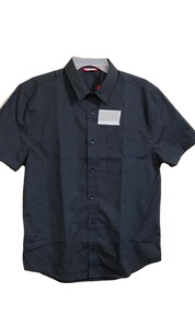 Camisa de hombre de alta calidad Camisa de algodón de poliéster de color sólido de media manga informal Fábrica de Bangladesh Precio al por mayor Cantidad al por mayor - Product Image 2
