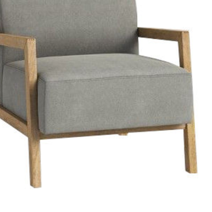 Un canapé individuel en teck et mousse souple pour se détendre au bord d'une piscine calme, dans un style simple, moderne et durable. - Product Image 5