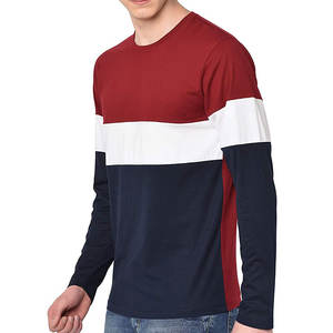 T-shirt de sport d'été brodé en maille décontracté à manches longues, séchage rapide, respirant, pour homme, en tissu extensible, vierge - Product Image 3