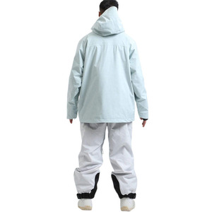 Custom Logo <b>Men</b>’s Ski <b>Suit</b> <b>Waterproof</b> Snowboard Jacket and Pants Set Hooded Winter Snow Wear OEM Private Label - Product Image 3