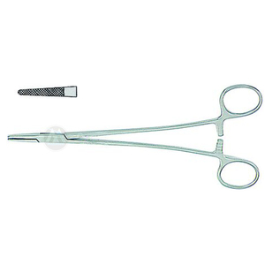 ที่จับเข็ม TC Halsey ขนาด 13 ซม. สำหรับเย็บแผล ขนาด 4-0 ถึง 6-0 ทำจากสแตนเลสสตีล อุปกรณ์ผ่าตัดทางทันตกรรมแบบใช้มือ - Product Image 2