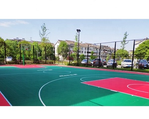 Dalles en plastique pour terrain de sport à emboîtement PP, revêtement de sol temporaire pour basketball - Product Image 3