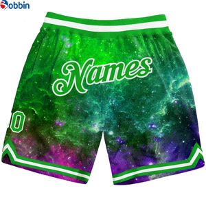 Pantalones Cortos de Playa para Hombre, Transpirables, Sublimados Personalizados, de Poliéster, Holgados, con Estampado Completo, de Malla, para Entrenamiento - Product Image 3