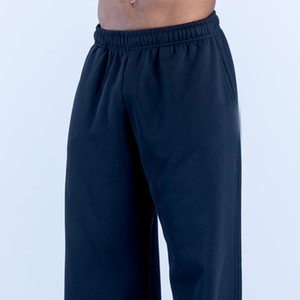 Wholesale Top Trending Custom Logo Men's <b>Oversized</b> Straight Leg Joggers Elastic Waist Inner Drawstring Men's Cotton <b>Sweatpants</b> - Product Image 6