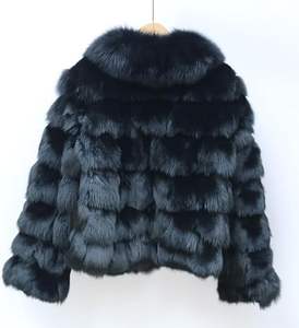 เสื้อโค้ทขนสัตว์เทียมไซส์ใหญ่ คุณภาพสูง ขายส่ง เสื้อผ้าผู้หญิงกันลม เสื้อโค้ทขนสัตว์เทียม - Product Image 3