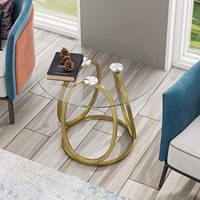Tabouret de bar moderne de luxe, fait main, écologique, convertible, pour salon, avec plateau en verre et structure en acier