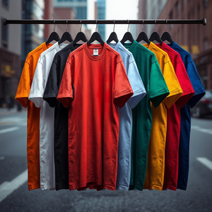 เสื้อยืดผู้ชายผ้าฝ้ายแบบเรียบง่าย สวมใส่สบายในชีวิตประจำวัน พร้อมบริการรับผลิตแบบ OEM ODM - Product Image 5