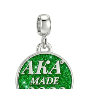   Bracelet pour femme élégant vert et argenté, bijou tendance, accessoire de poignet de qualité supérieure, inspiré des sororités, collection 2022 - Product Image 3