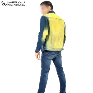 Customized Made Best Supplier Competitive Price New Arrival Unique Design Denim <b>Jacket</b> Breathable Denim <b>Men's</b> Denim <b>Jackets</b> - Product Image 4