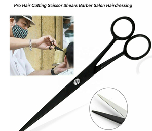Ciseaux de coiffure professionnels noirs Super Cut pour la coupe et l'éclaircissement des cheveux, pour salon de coiffure et barbier - Product Image 5