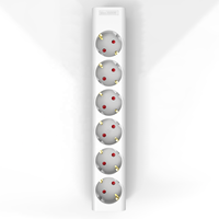 Prise de conception OEM vente à chaud de l'UE multiprise de bureau portable 230v16AC IP20 prises Schuko 6 voies prise et prise recâblées