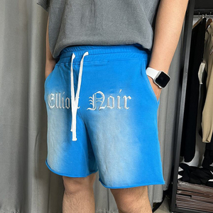 Chemise Oxford décontractée pour homme en polyester, délavée au soleil, avec logo brodé personnalisé, écologique, respirante, bords bruts, effet délavé à l'acide, style vintage, été 2026 - Product Image 3