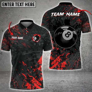 Camiseta Sublimada Transpirable MARKAKRALI con Diseño Personalizable de Bolas de Billar y Calaveras - Product Image 6