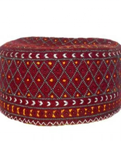 Vente en gros de bonnets de prière musulmans pour hommes adultes en coton 100% uni, personnalisables