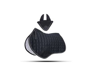 Ensemble de tapis de selle tout usage confortable équipement équestre tapis de selle avec bonnet d'oreille de cheval - Product Image 2