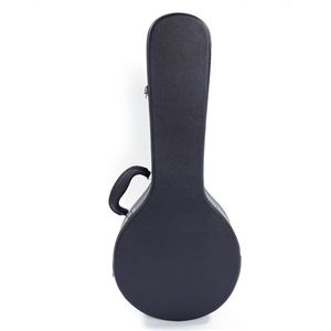 Custodia Rigida in Pelle con Motivo Microgroove per Mandolino - Nera - Product Image 2