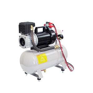 Portable <b>12V</b> DC Mini Air <b>Pump</b> 12 Liter Tank Offroad Road Assist Heavy Duty Oil-Free Compressor Industrial Compressors Motor - Product Image 1