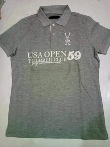 เสื้อโปโลแขนสั้นผ้าคอตตอน100% สำหรับผู้ชายเสื้อยืดพิมพ์ลายไซส์ใหญ่ระบายอากาศแห้งเร็ว220ก. - Product Image 2